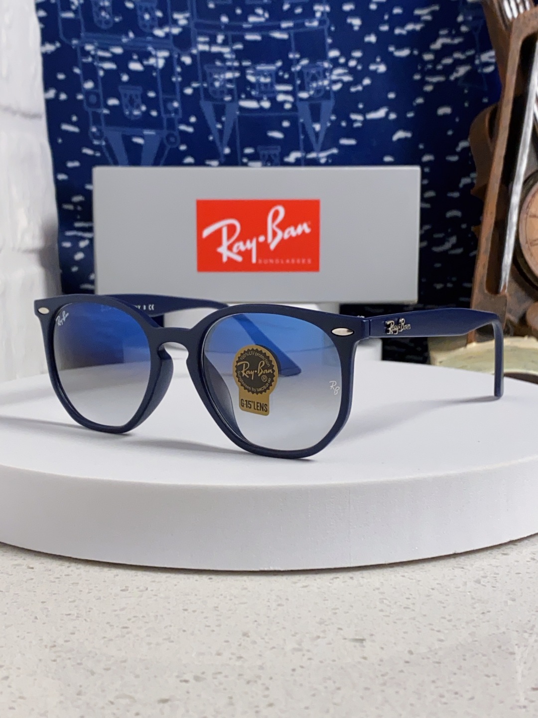 RayBan雷朋 2025新款经典外贸男女玻璃片太阳镜跨境墨镜 高品质板材框 RB4306