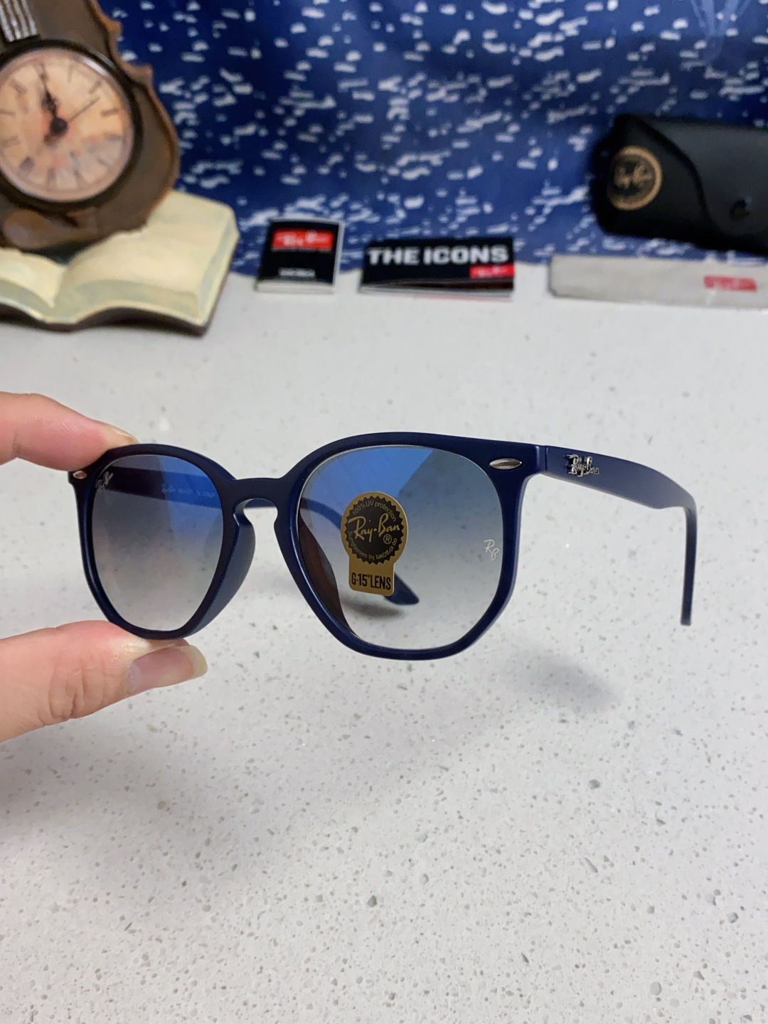 RayBan雷朋 2025新款经典外贸男女玻璃片太阳镜跨境墨镜 高品质板材框 RB4306