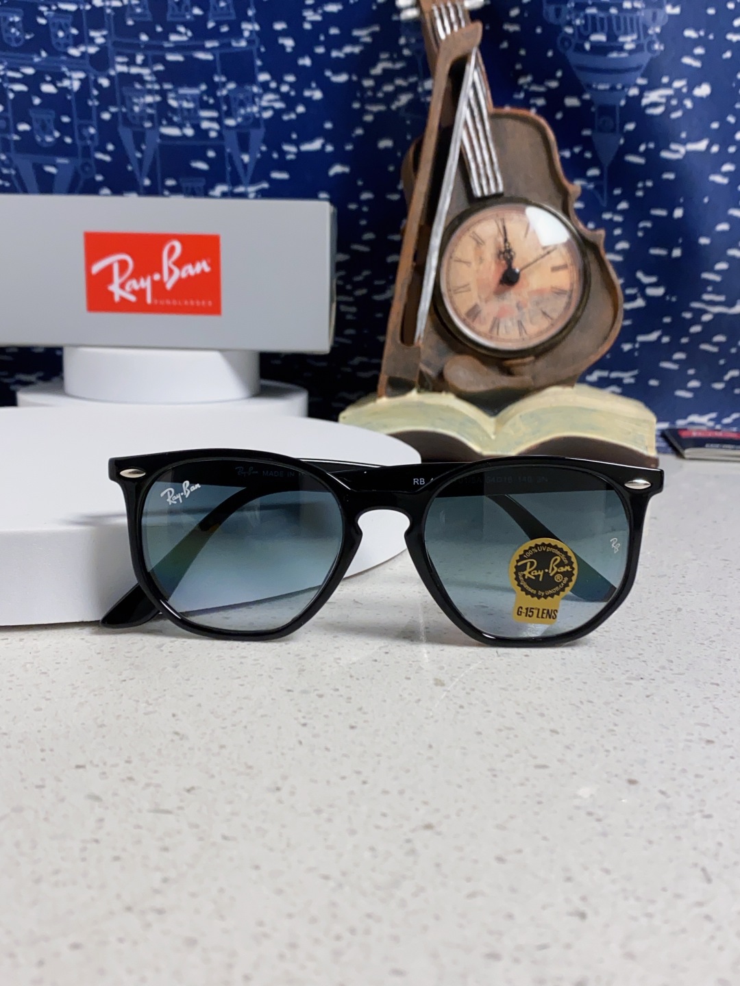 RayBan雷朋 2025新款经典外贸男女玻璃片太阳镜跨境墨镜 高品质板材框 RB4306