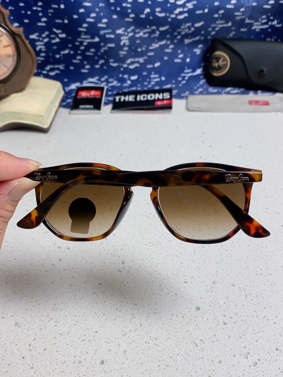 RayBan雷朋 2025新款经典外贸男女玻璃片太阳镜跨境墨镜 高品质板材框 RB4306