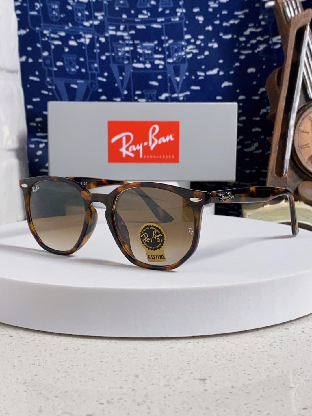 RayBan雷朋 2025新款经典外贸男女玻璃片太阳镜跨境墨镜 高品质板材框 RB4306