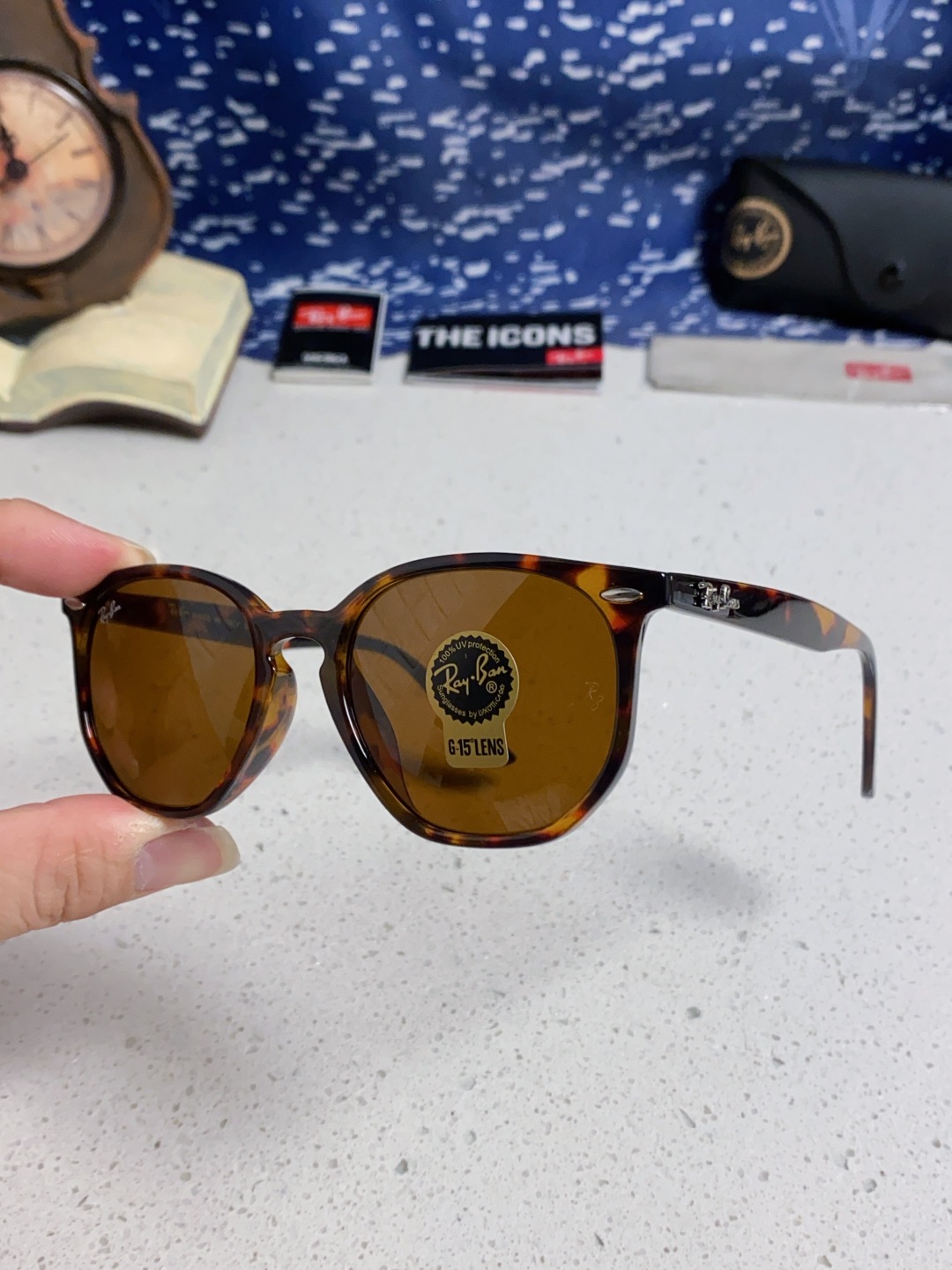 RayBan雷朋 2025新款经典外贸男女玻璃片太阳镜跨境墨镜 高品质板材框 RB4306