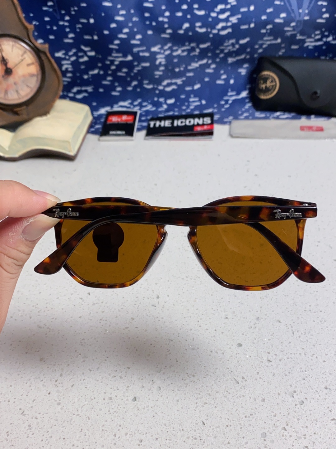 RayBan雷朋 2025新款经典外贸男女玻璃片太阳镜跨境墨镜 高品质板材框 RB4306