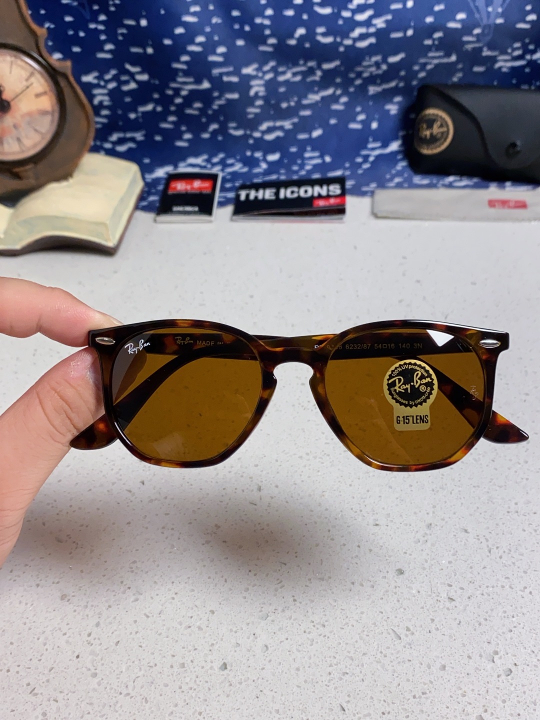 RayBan雷朋 2025新款经典外贸男女玻璃片太阳镜跨境墨镜 高品质板材框 RB4306