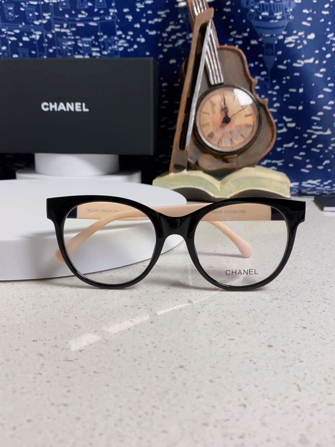 Chanel香奈儿 2025新款人气王千金大小姐香奶奶素颜神器黑框近视眼镜女士 可配度数