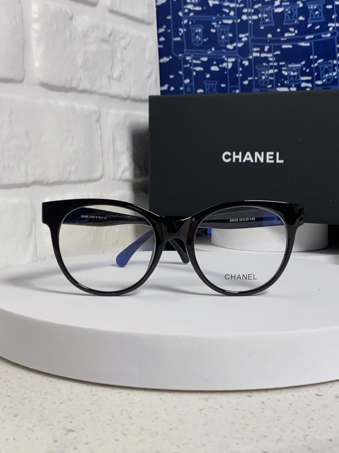 Chanel香奈儿 2025新款人气王千金大小姐香奶奶素颜神器黑框近视眼镜女士 可配度数