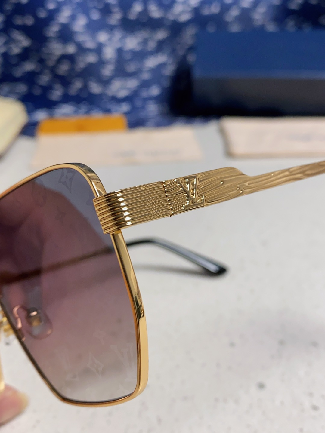 LouisVuitton路易威登 2025新款LV欧美高端男方框连体护目太阳眼欧洲站博主开车防紫外线墨镜
