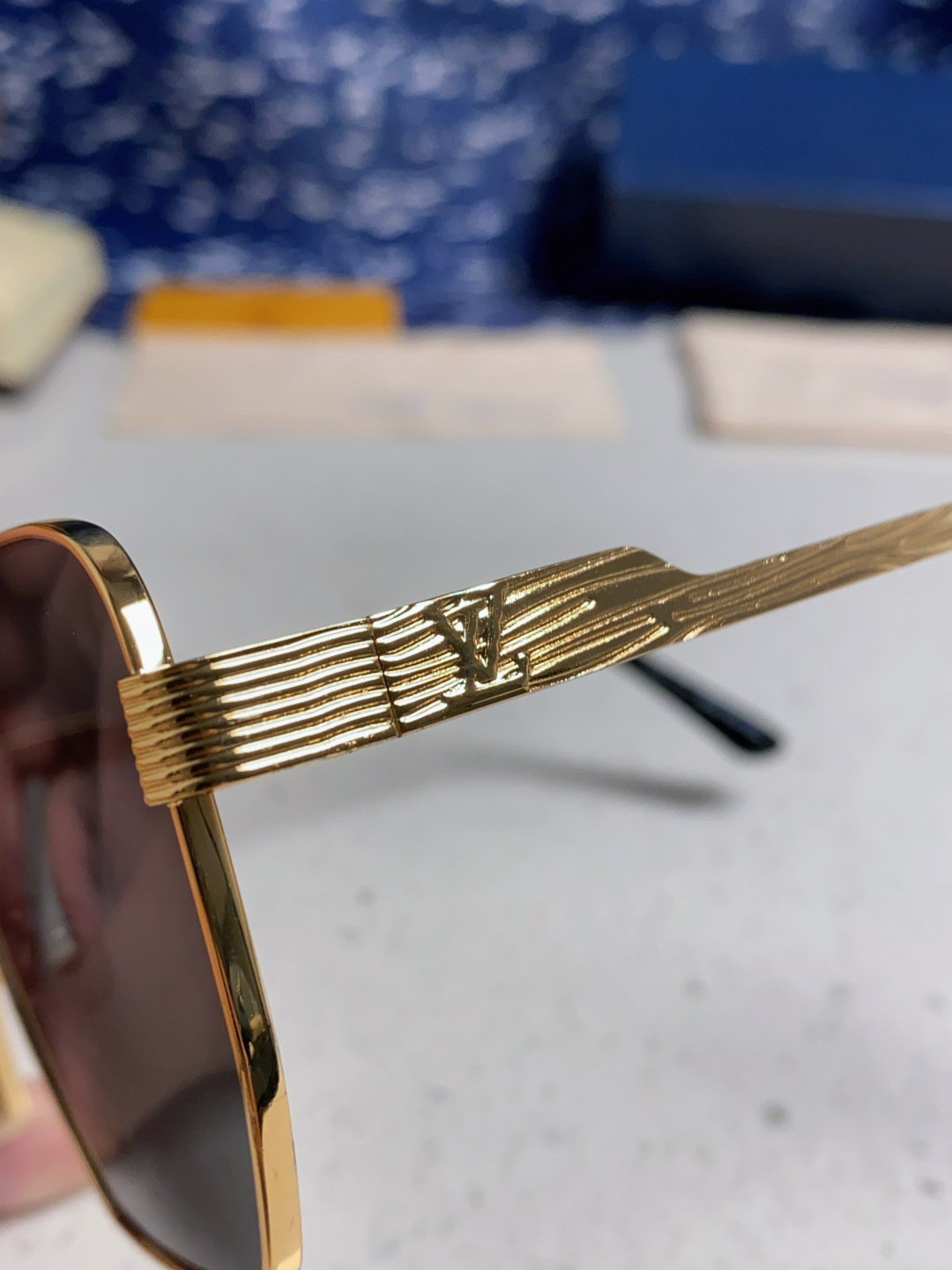 LouisVuitton路易威登 2025新款LV欧美高端男方框连体护目太阳眼欧洲站博主开车防紫外线墨镜