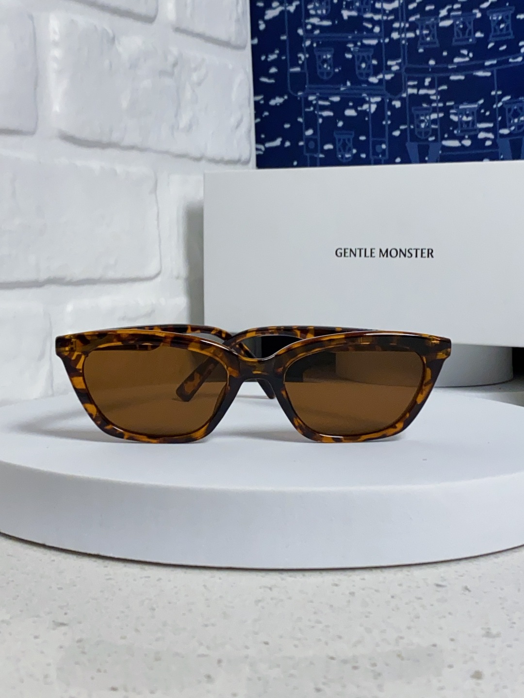 Gentle Moster(GM) Gm猫眼素颜平光镜女防蓝光学生近视眼镜 有度数眼镜框圆脸显瘦 型号：