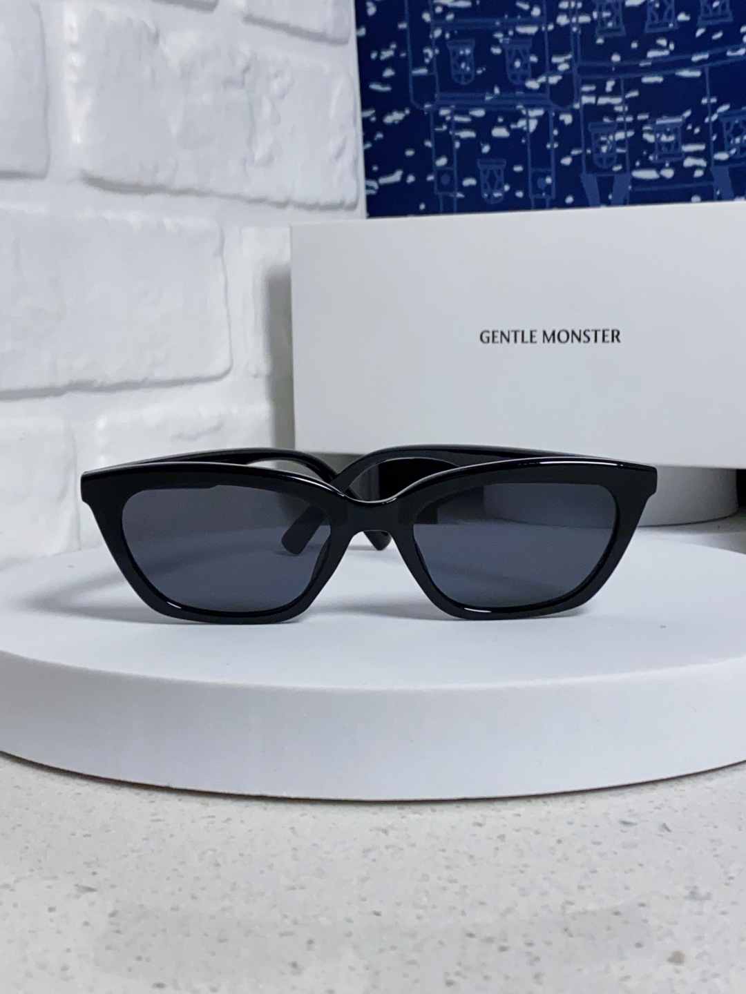 Gentle Moster(GM) Gm猫眼素颜平光镜女防蓝光学生近视眼镜 有度数眼镜框圆脸显瘦 型号：