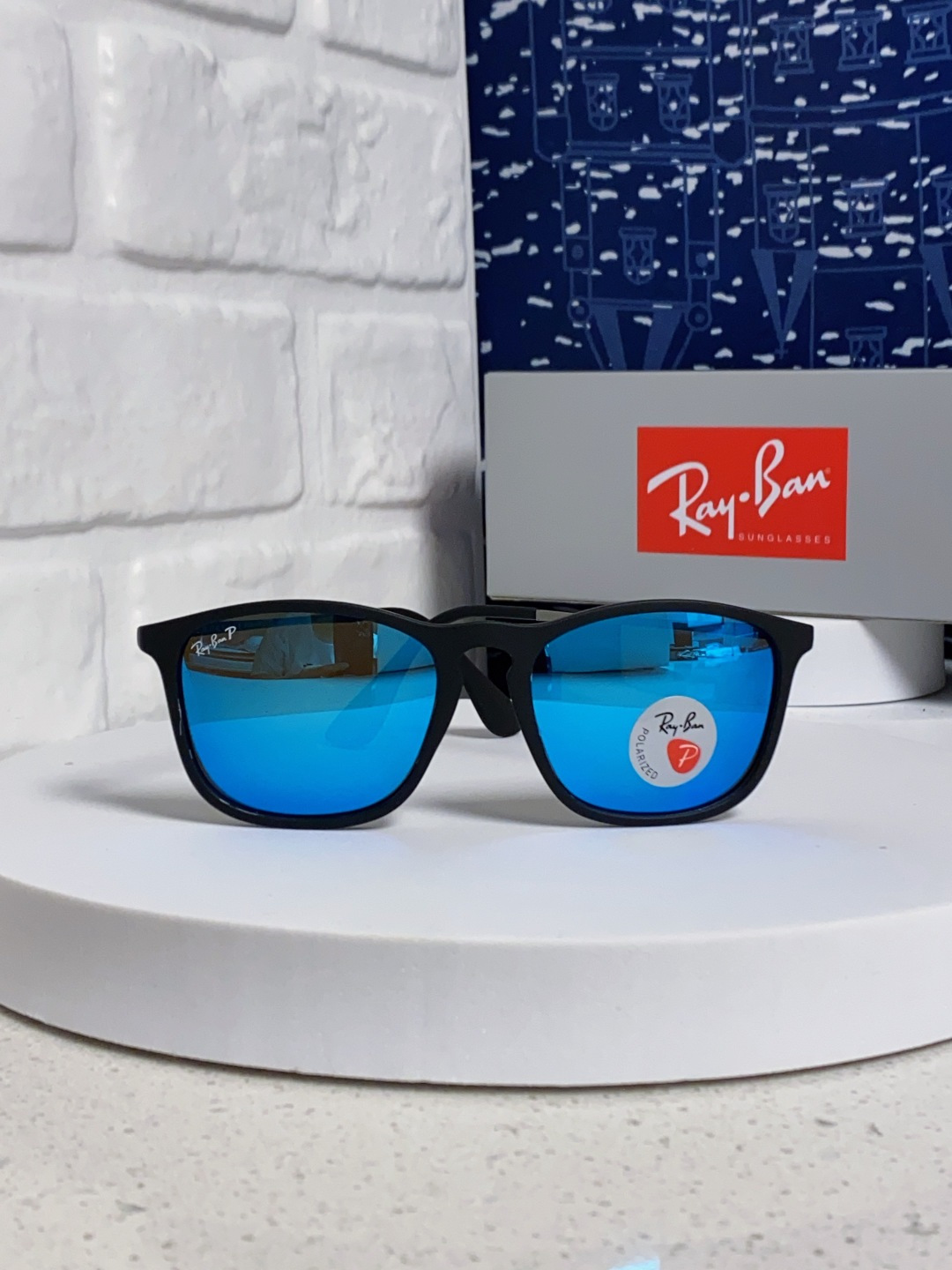 Ray Ban雷朋 新款偏光太阳镜时尚经典百搭户外开车钓鱼墨镜防紫外线潮遮阳太阳镜 RB4187 SIZ