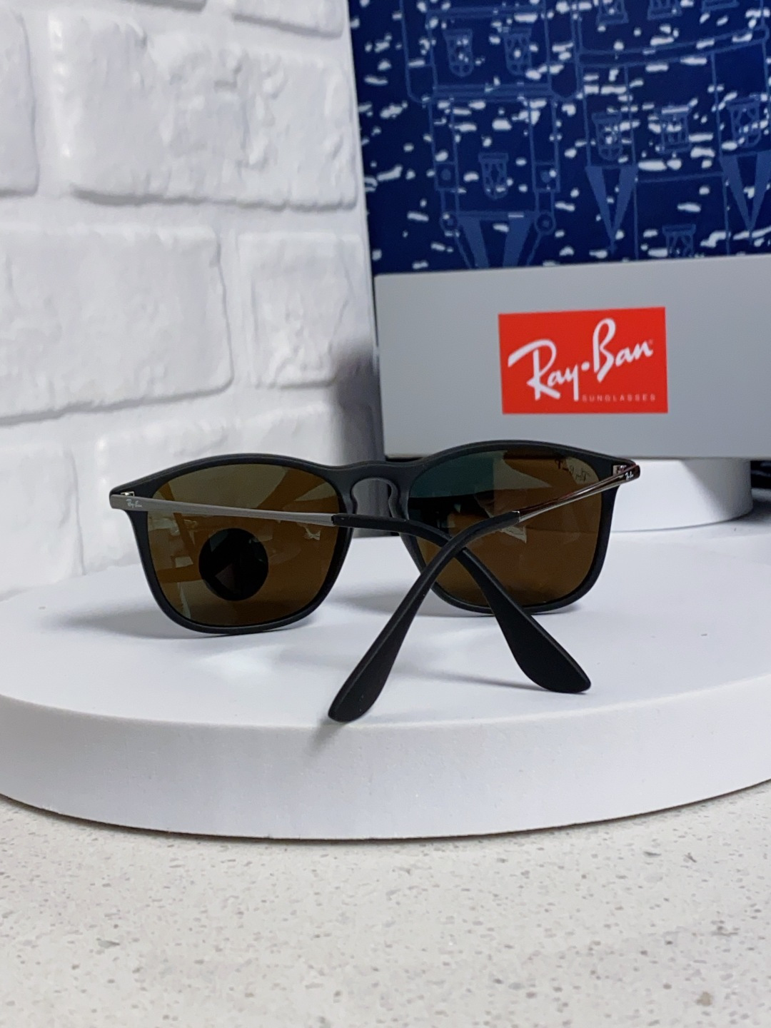 Ray Ban雷朋 新款偏光太阳镜时尚经典百搭户外开车钓鱼墨镜防紫外线潮遮阳太阳镜 RB4187 SIZ