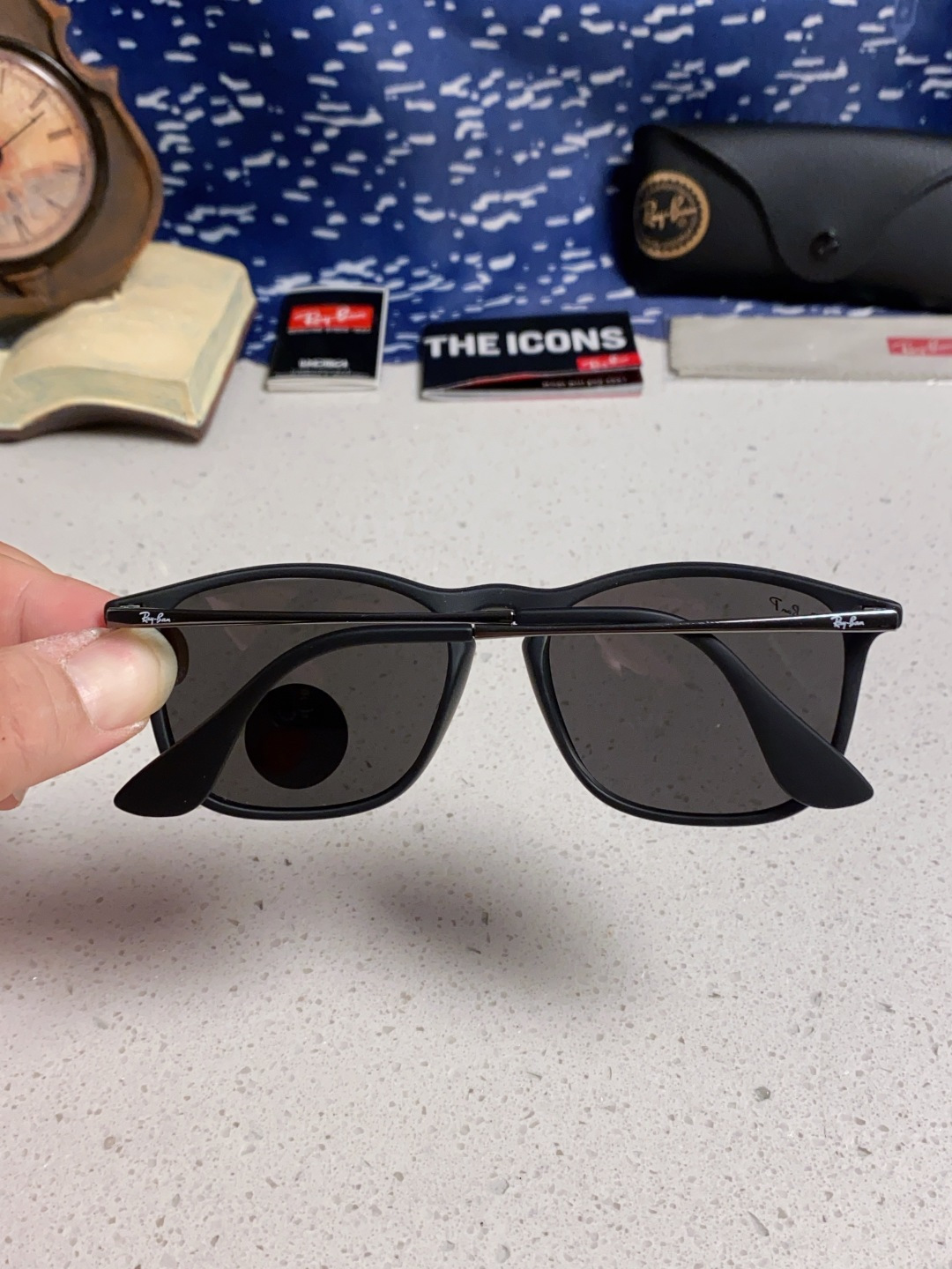 Ray Ban雷朋 新款偏光太阳镜时尚经典百搭户外开车钓鱼墨镜防紫外线潮遮阳太阳镜 RB4187 SIZ