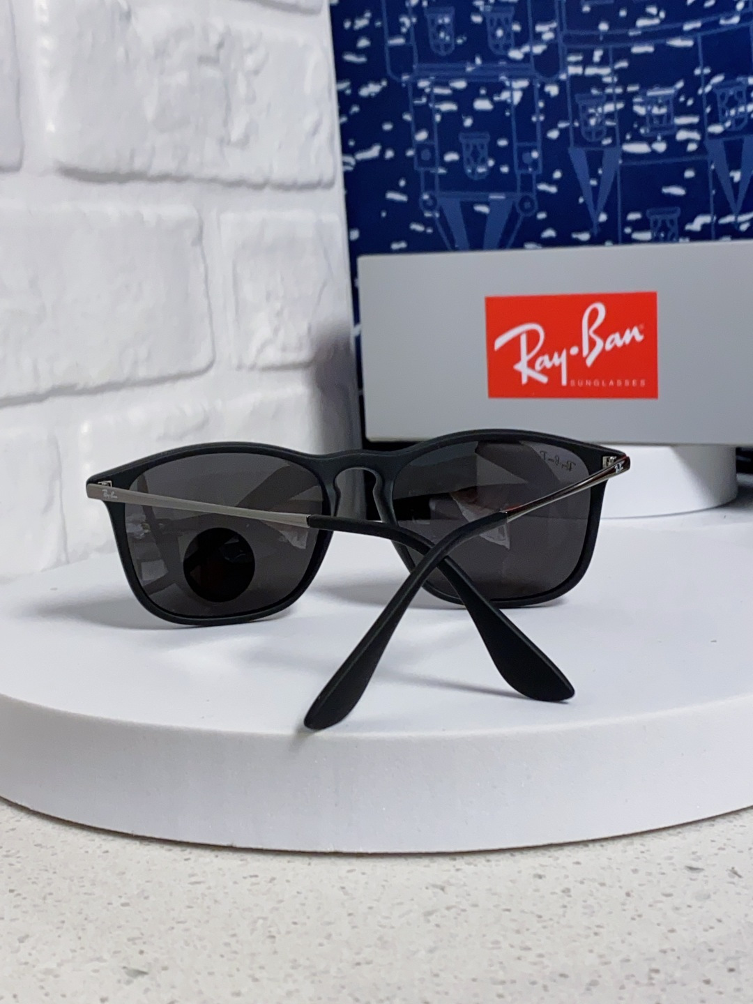 Ray Ban雷朋 新款偏光太阳镜时尚经典百搭户外开车钓鱼墨镜防紫外线潮遮阳太阳镜 RB4187 SIZ