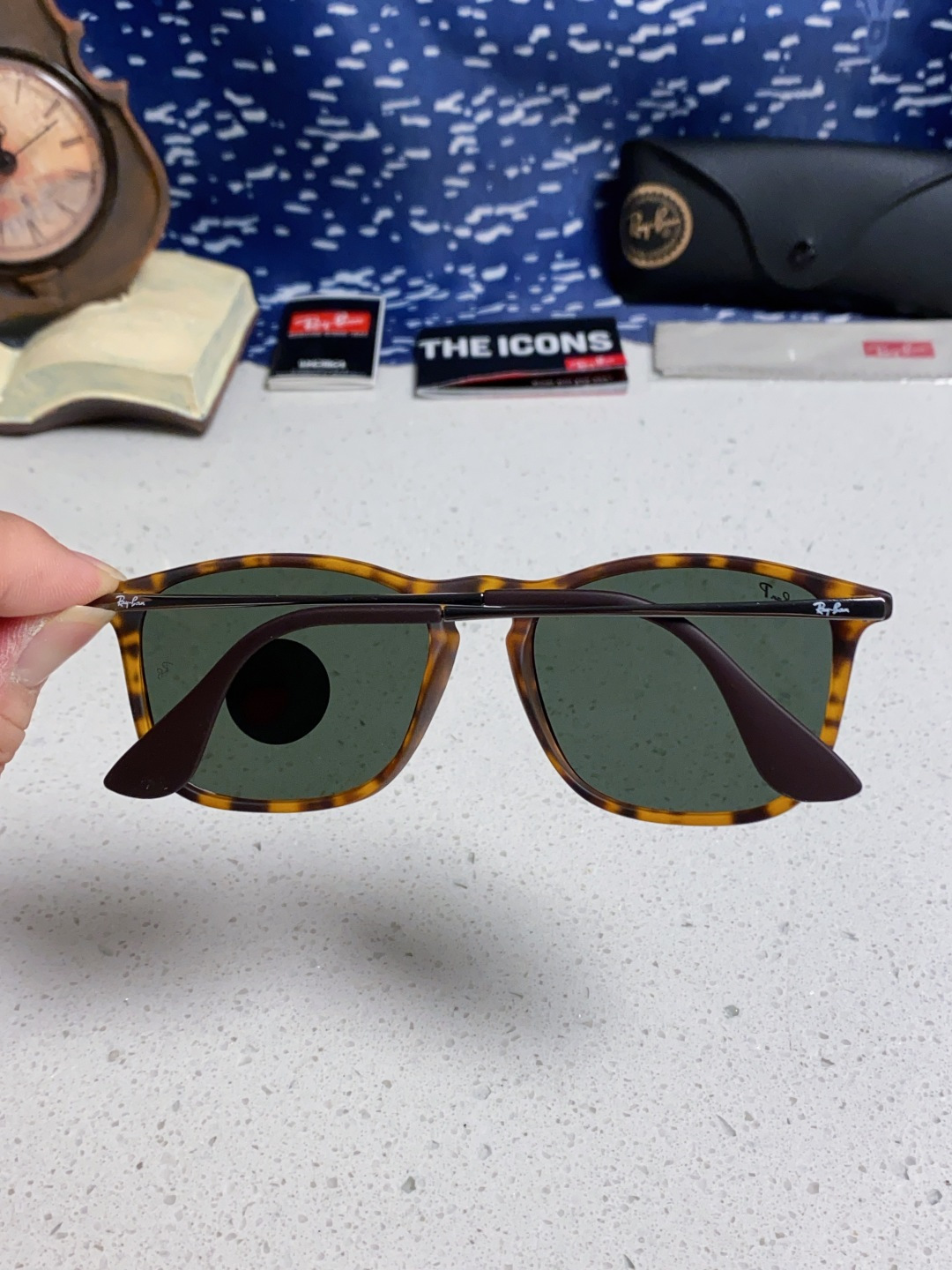 Ray Ban雷朋 新款偏光太阳镜时尚经典百搭户外开车钓鱼墨镜防紫外线潮遮阳太阳镜 RB4187 SIZ