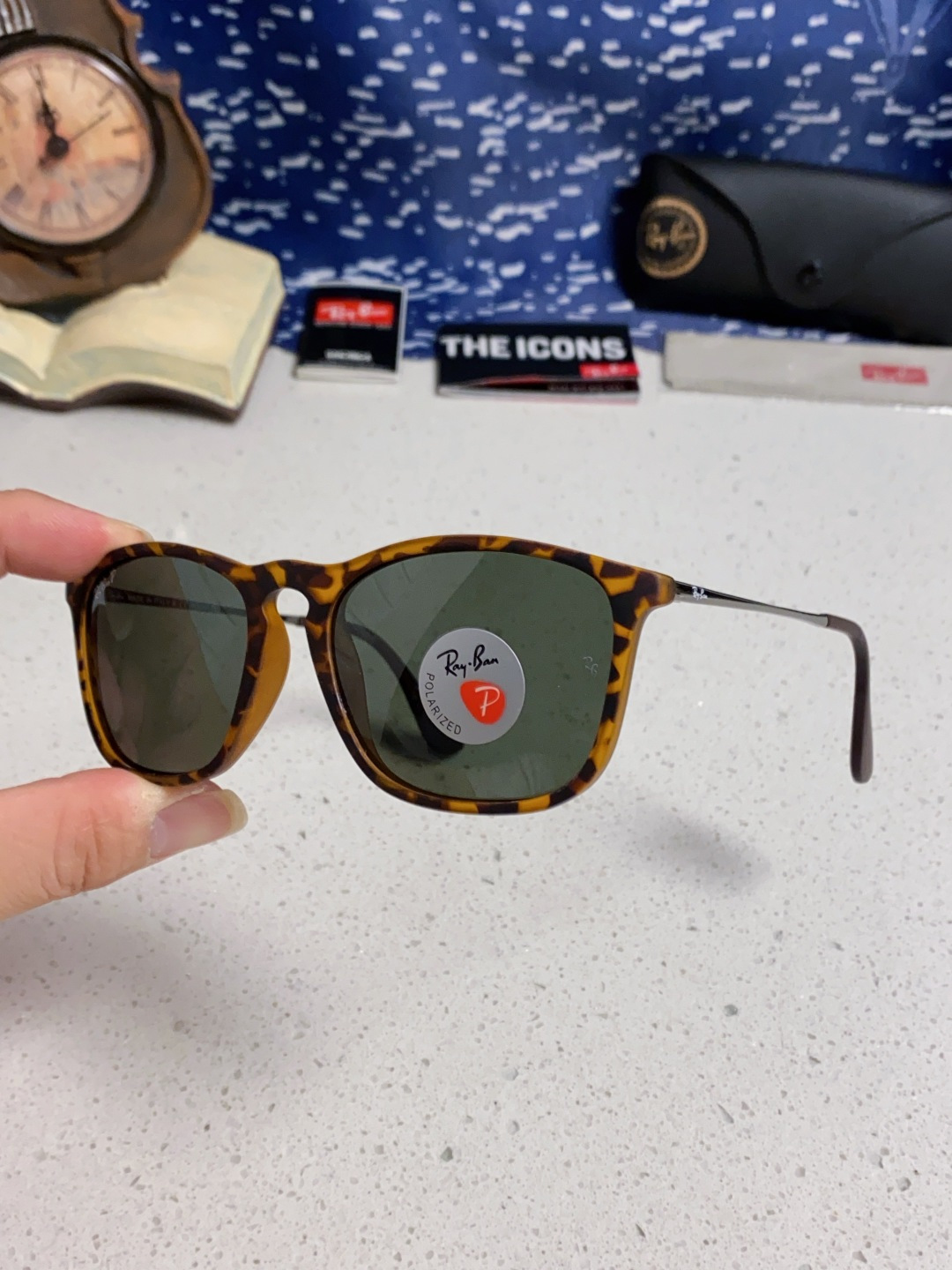 Ray Ban雷朋 新款偏光太阳镜时尚经典百搭户外开车钓鱼墨镜防紫外线潮遮阳太阳镜 RB4187 SIZ