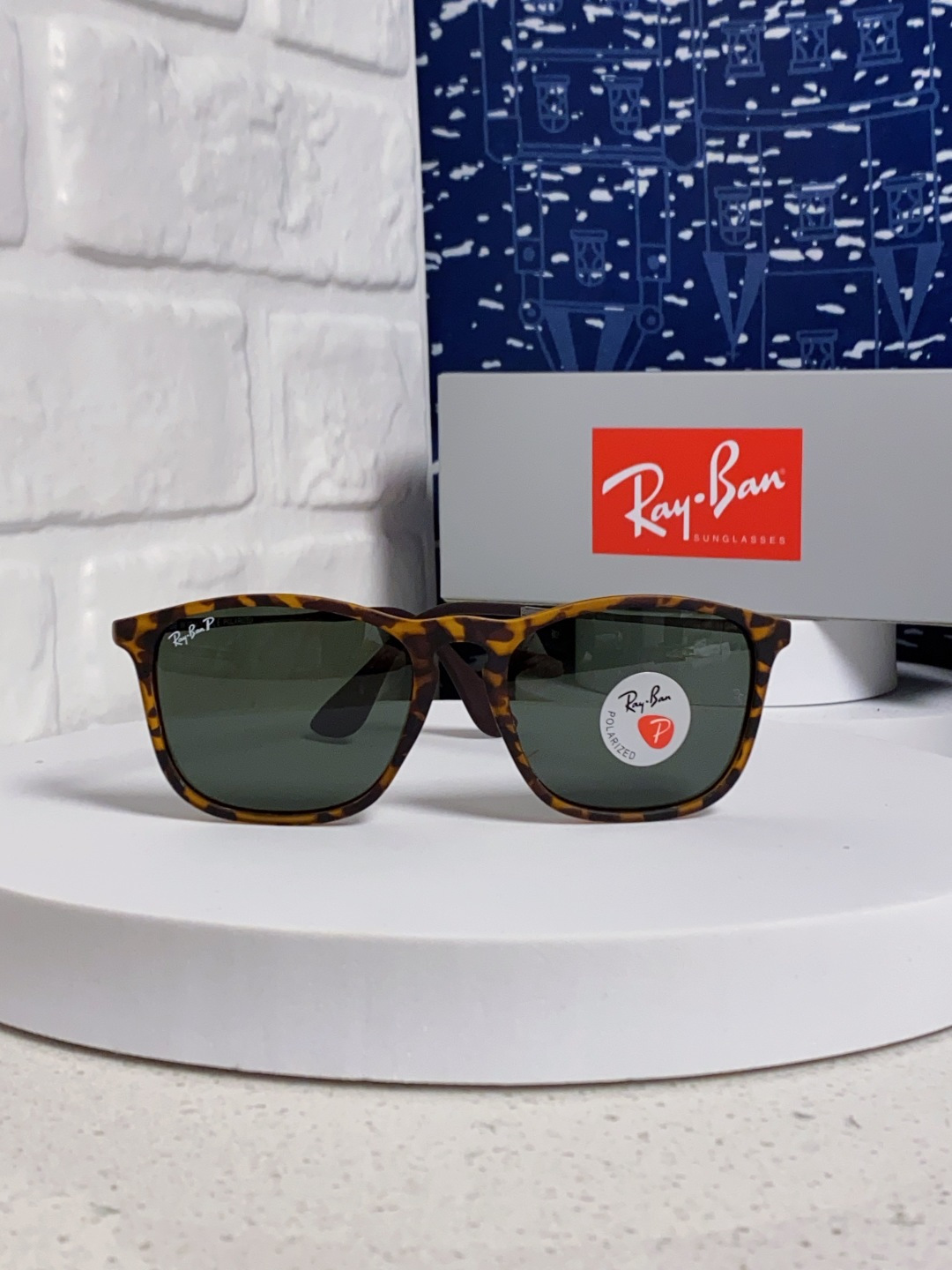 Ray Ban雷朋 新款偏光太阳镜时尚经典百搭户外开车钓鱼墨镜防紫外线潮遮阳太阳镜 RB4187 SIZ