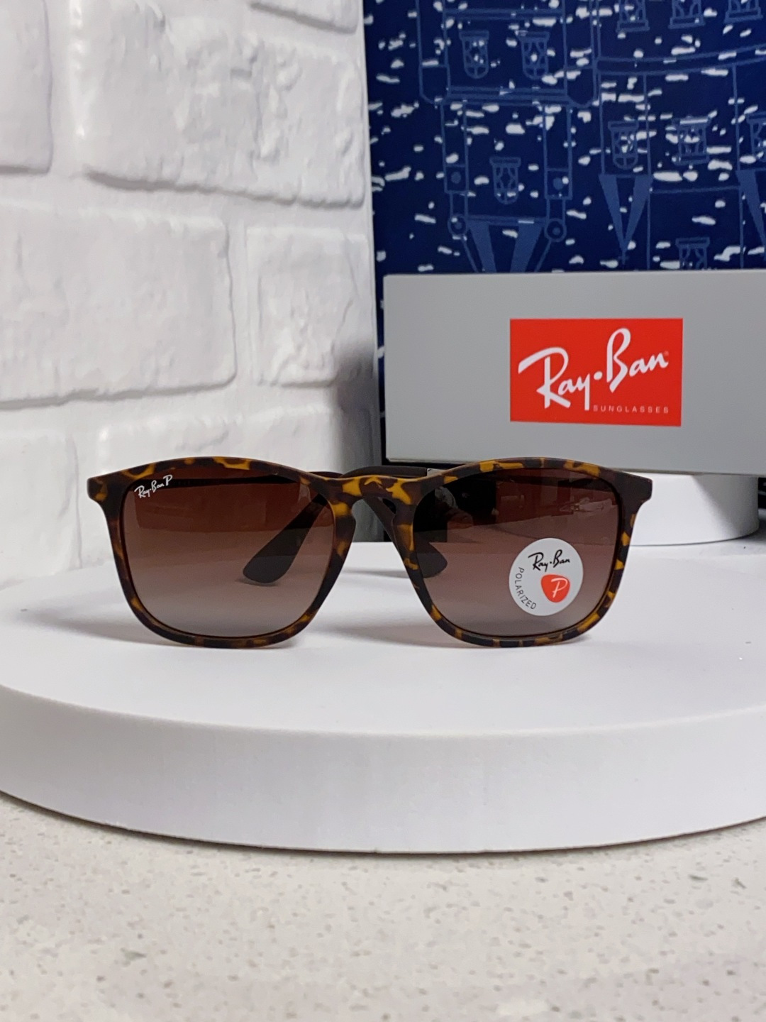 Ray Ban雷朋 新款偏光太阳镜时尚经典百搭户外开车钓鱼墨镜防紫外线潮遮阳太阳镜 RB4187 SIZ