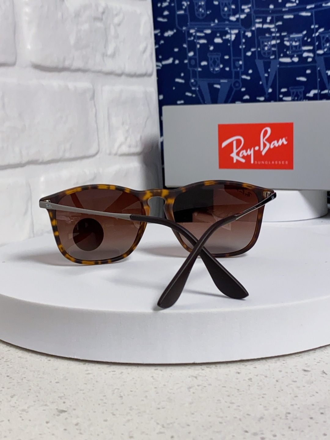 Ray Ban雷朋 新款偏光太阳镜时尚经典百搭户外开车钓鱼墨镜防紫外线潮遮阳太阳镜 RB4187 SIZ