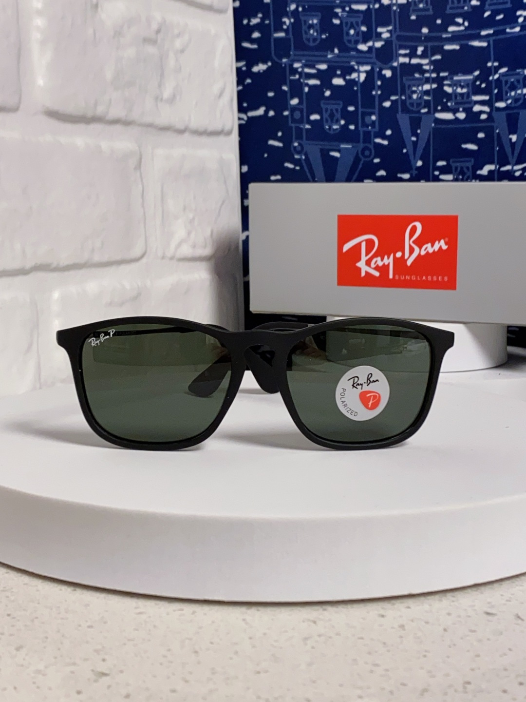 Ray Ban雷朋 新款偏光太阳镜时尚经典百搭户外开车钓鱼墨镜防紫外线潮遮阳太阳镜 RB4187 SIZ