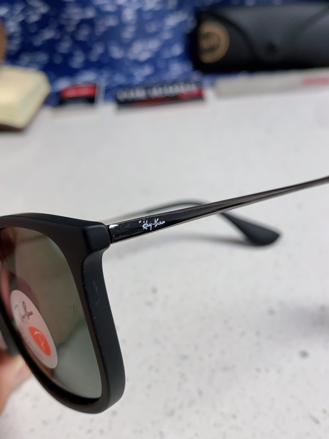 Ray Ban雷朋 新款偏光太阳镜时尚经典百搭户外开车钓鱼墨镜防紫外线潮遮阳太阳镜 RB4187 SIZ