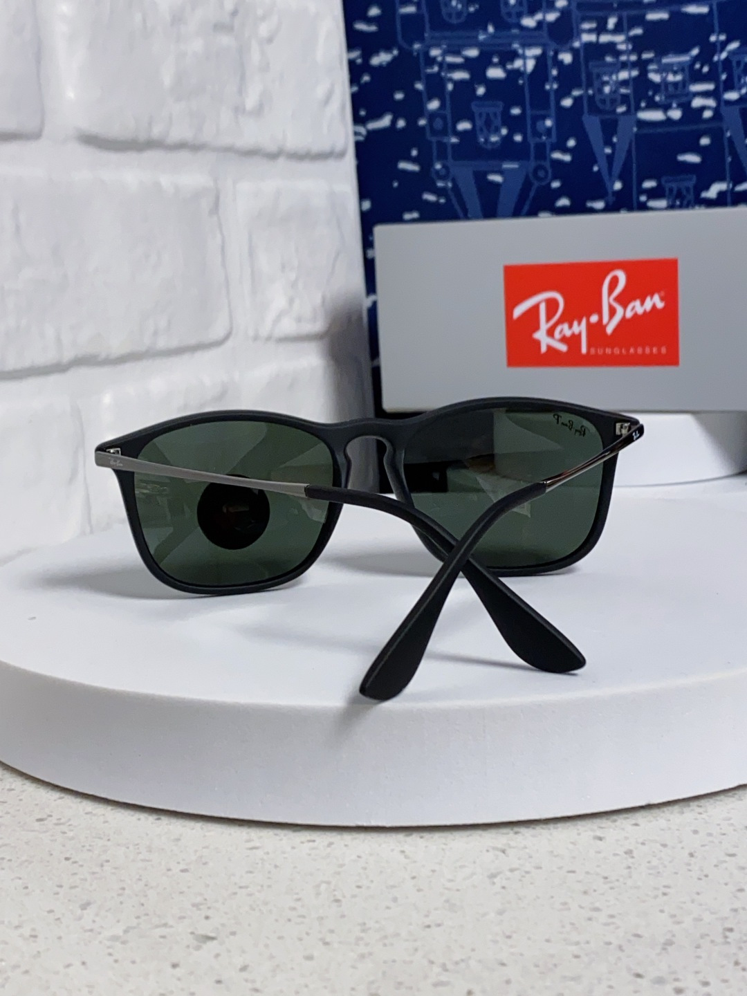 Ray Ban雷朋 新款偏光太阳镜时尚经典百搭户外开车钓鱼墨镜防紫外线潮遮阳太阳镜 RB4187 SIZ