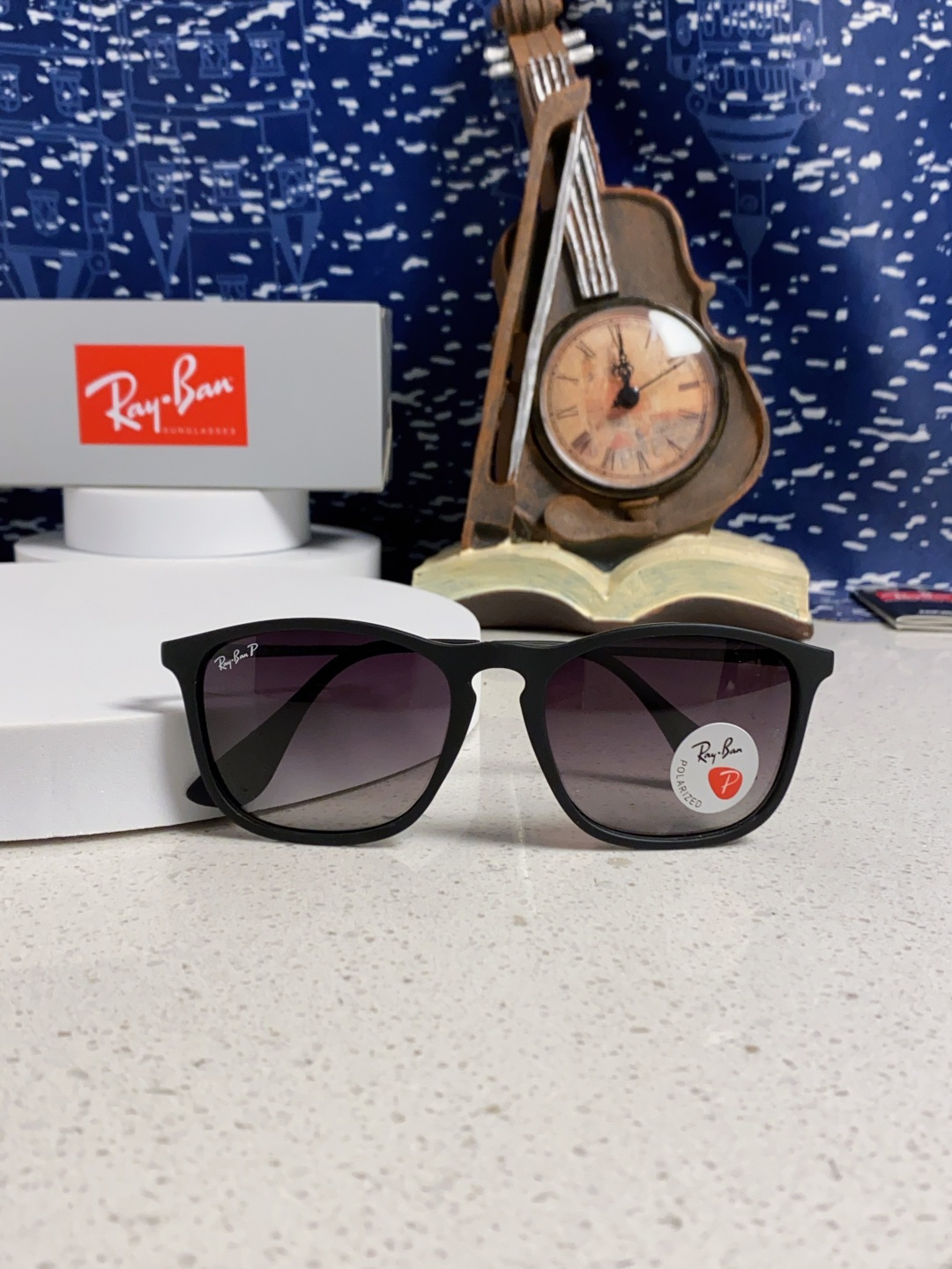 Ray Ban雷朋 新款偏光太阳镜时尚经典百搭户外开车钓鱼墨镜防紫外线潮遮阳太阳镜 RB4187 SIZ