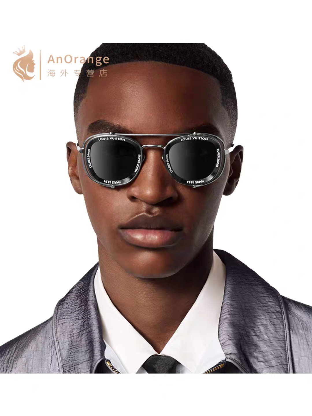 LouisVuitton路易威登 2025新款欧美男女圆框LV个性复古太阳眼欧洲站小红书前卫镂空防晒墨镜