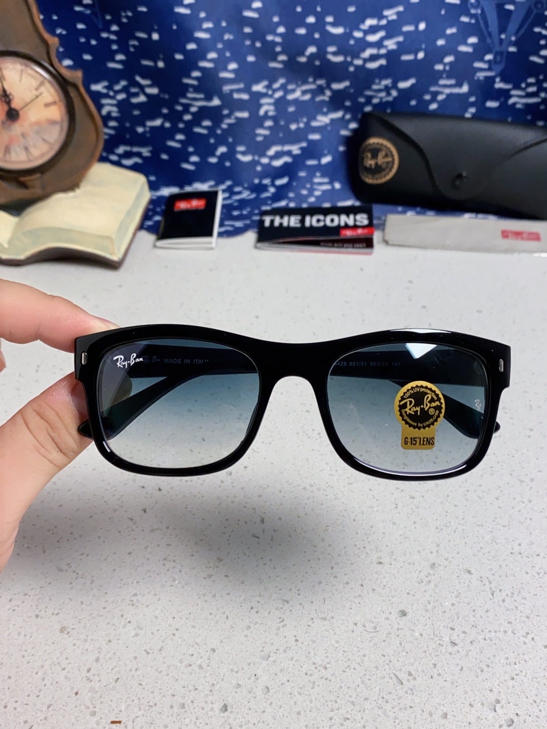  Rayban雷鹏 钢化玻璃2025新款太阳镜男女通用偏光防紫外线墨镜休闲眼镜 RB4428