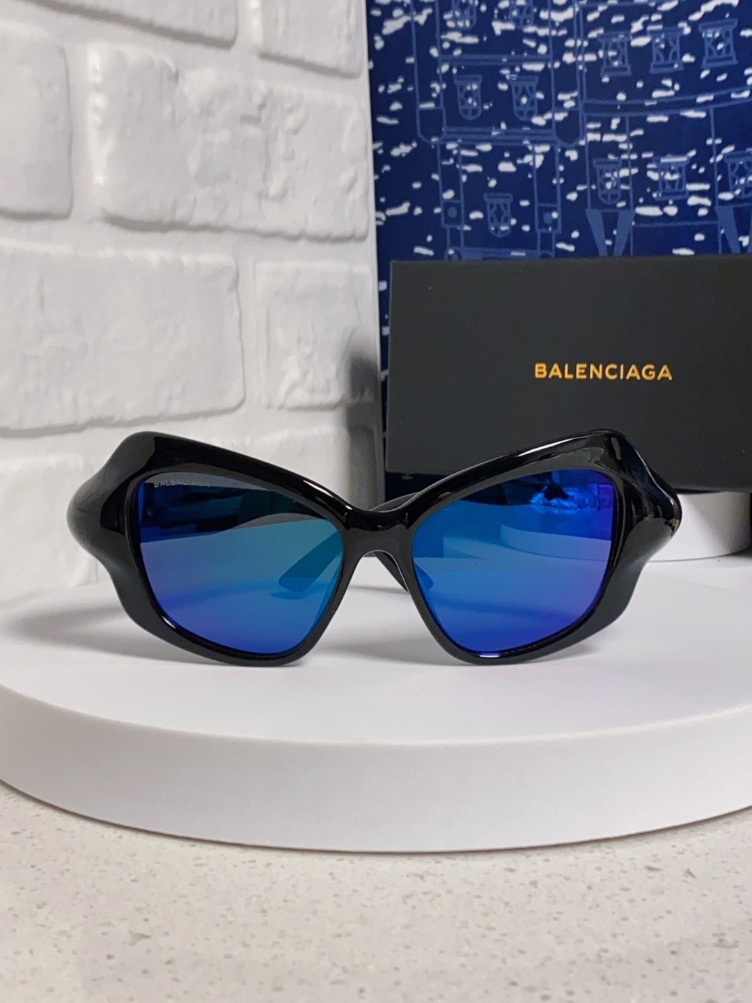 BALENCIAGA巴黎世家 2025新款 BB0353S欧美潮流大框时尚个性女士墨镜太阳镜