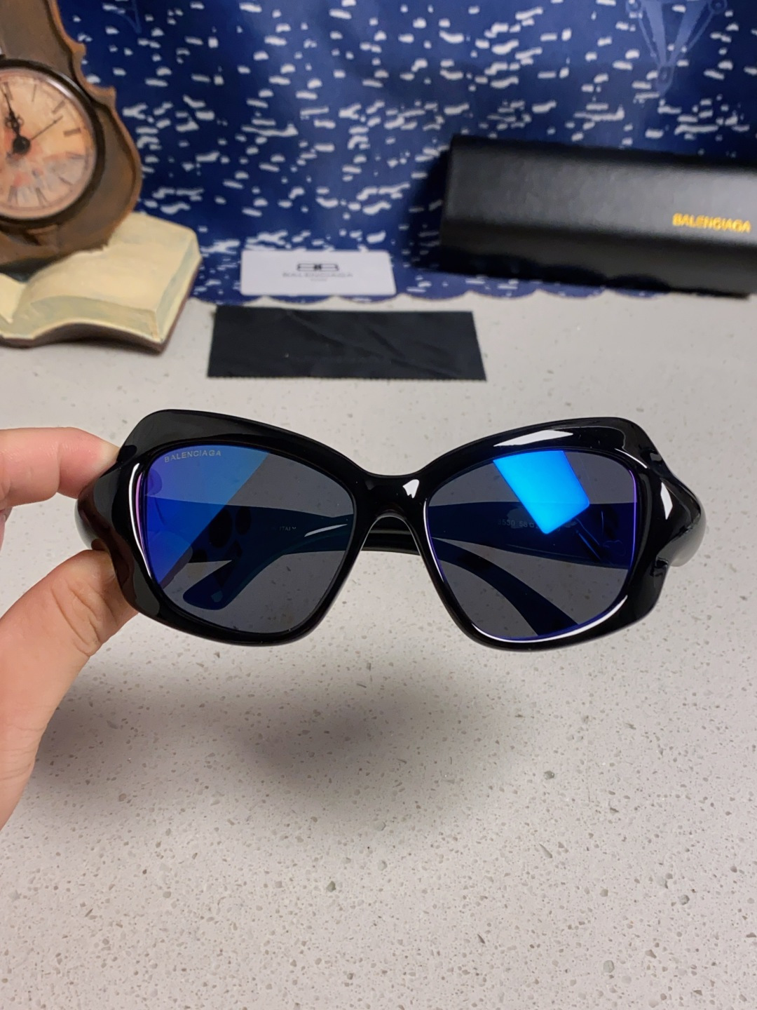 BALENCIAGA巴黎世家 2025新款 BB0353S欧美潮流大框时尚个性女士墨镜太阳镜