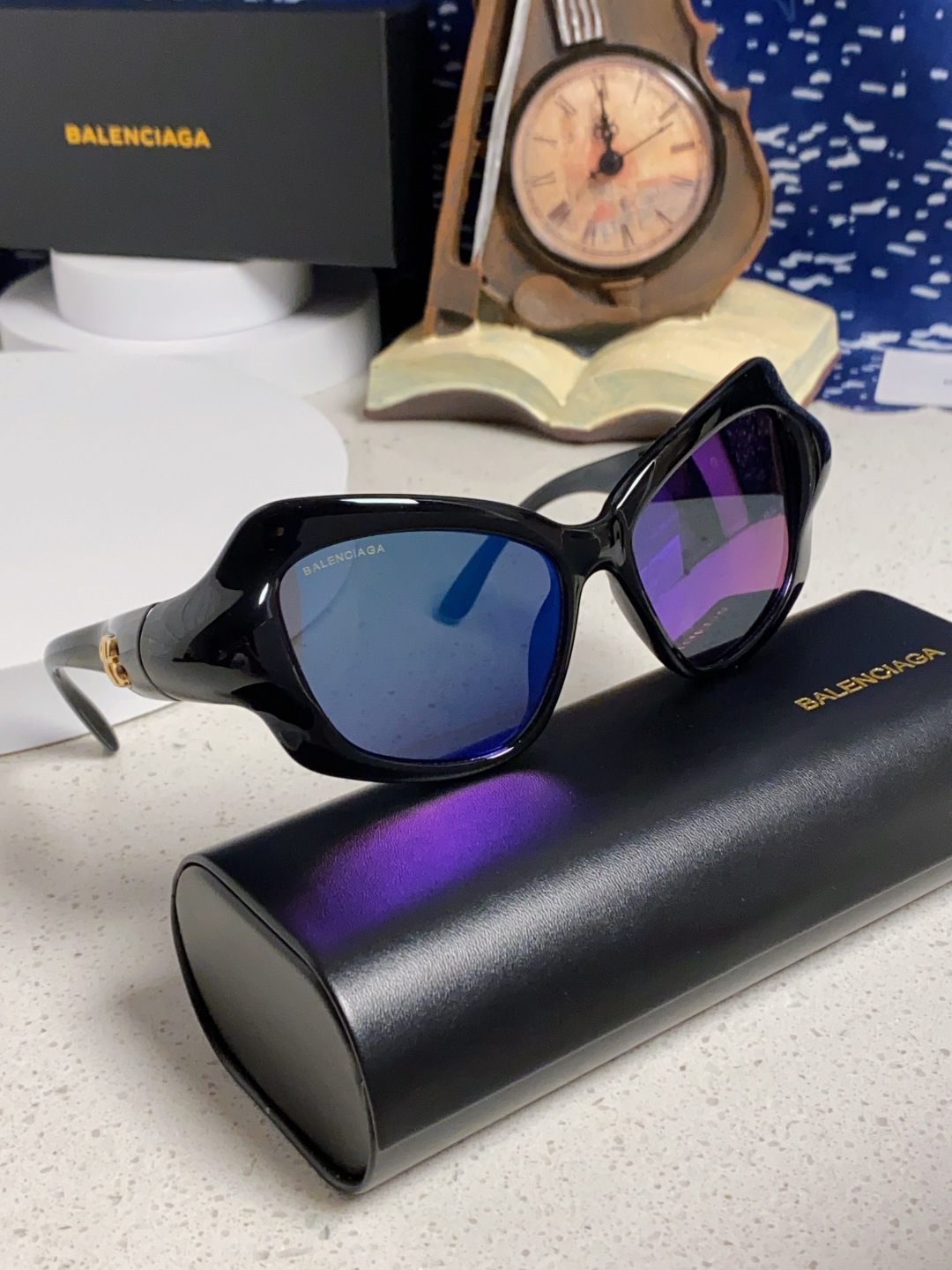 BALENCIAGA巴黎世家 2025新款 BB0353S欧美潮流大框时尚个性女士墨镜太阳镜