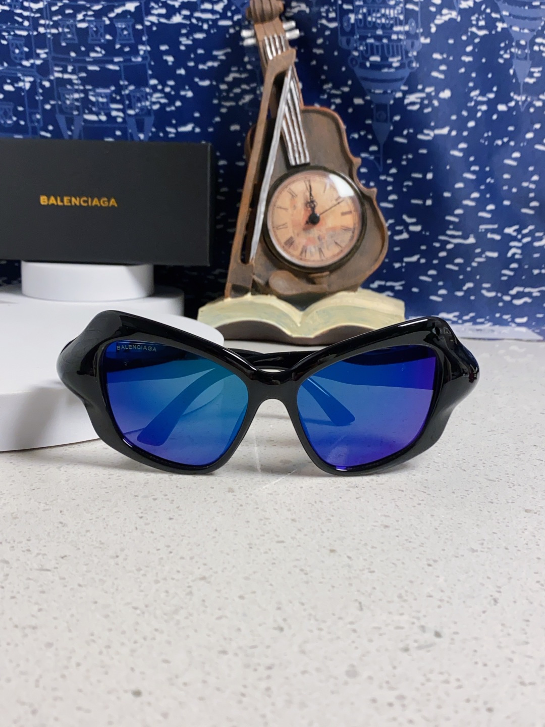 BALENCIAGA巴黎世家 2025新款 BB0353S欧美潮流大框时尚个性女士墨镜太阳镜