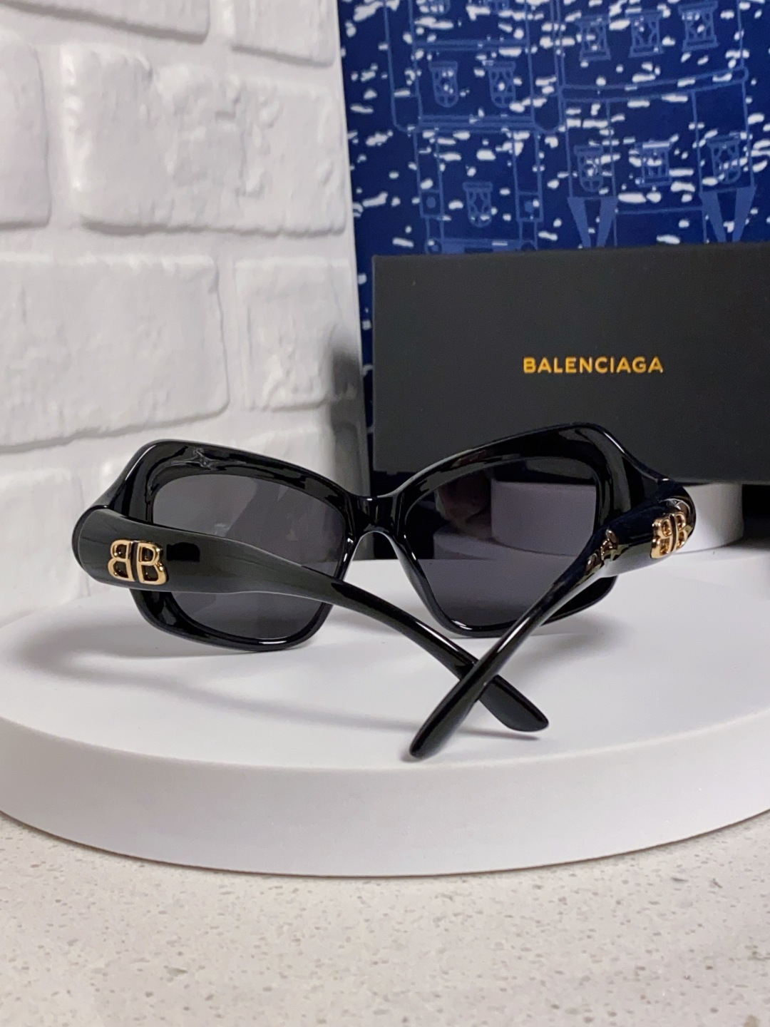 BALENCIAGA巴黎世家 2025新款 BB0353S欧美潮流大框时尚个性女士墨镜太阳镜