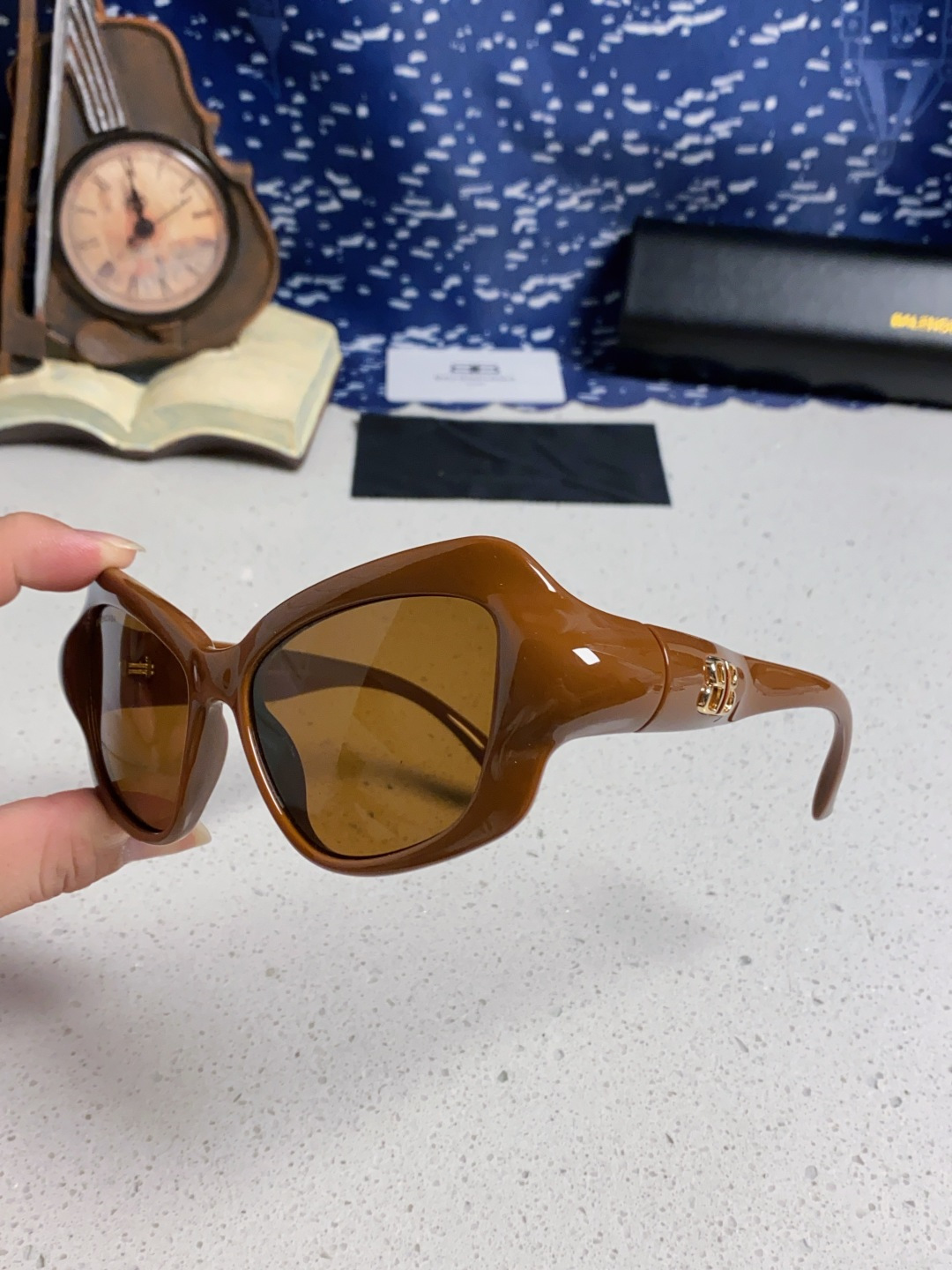 BALENCIAGA巴黎世家 2025新款 BB0353S欧美潮流大框时尚个性女士墨镜太阳镜