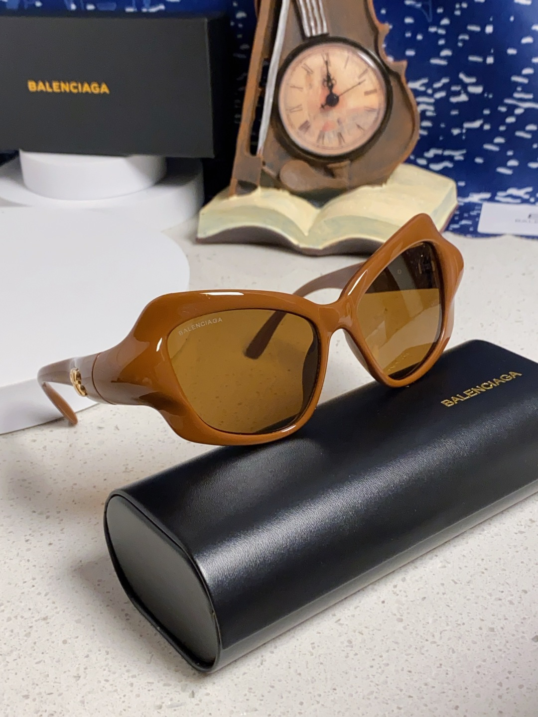BALENCIAGA巴黎世家 2025新款 BB0353S欧美潮流大框时尚个性女士墨镜太阳镜