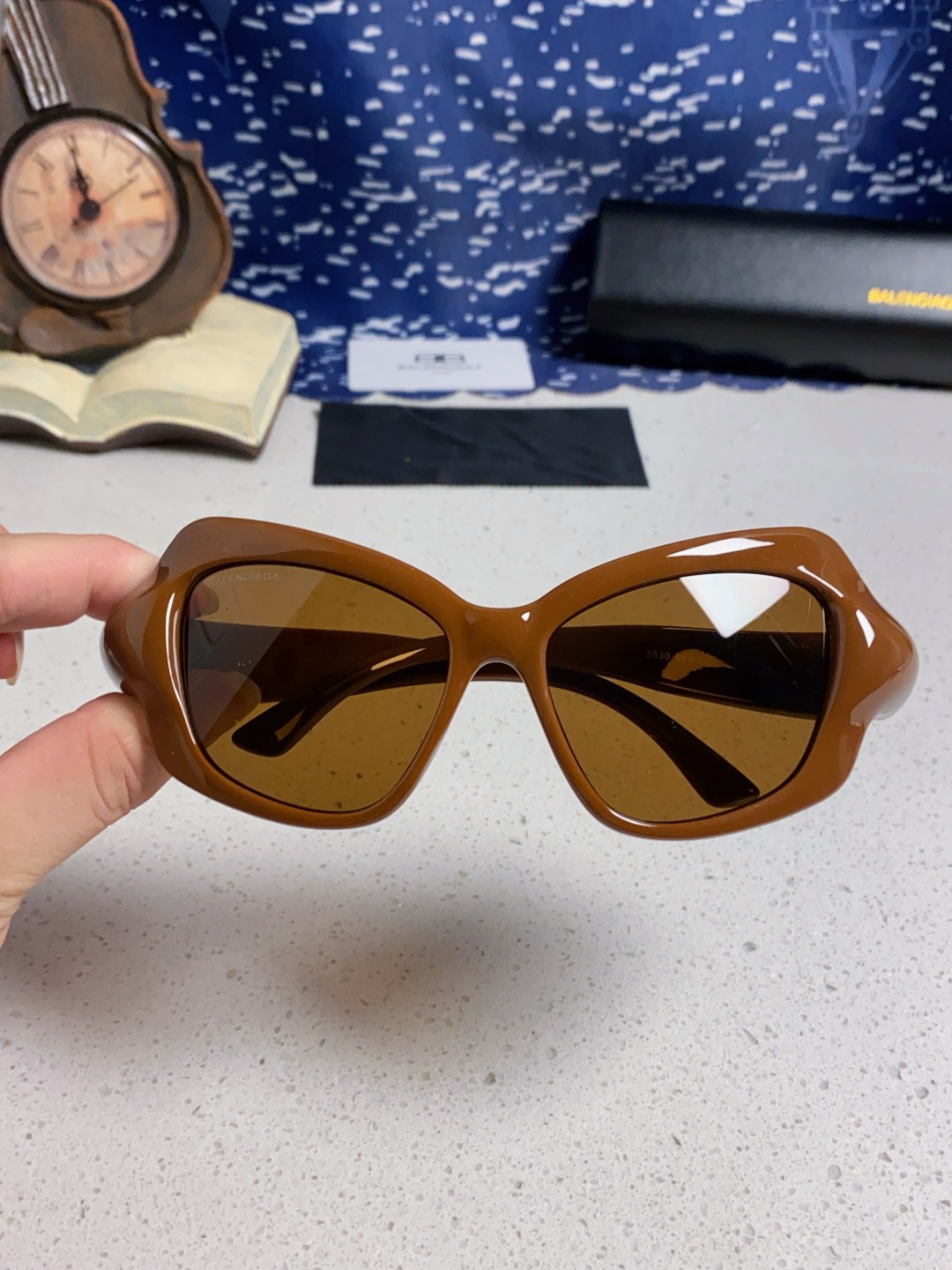 BALENCIAGA巴黎世家 2025新款 BB0353S欧美潮流大框时尚个性女士墨镜太阳镜