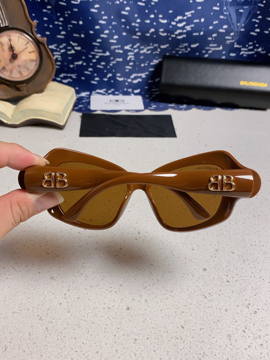 BALENCIAGA巴黎世家 2025新款 BB0353S欧美潮流大框时尚个性女士墨镜太阳镜