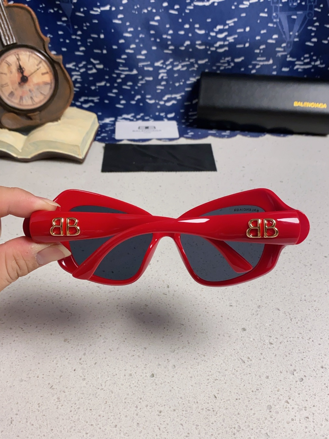 BALENCIAGA巴黎世家 2025新款 BB0353S欧美潮流大框时尚个性女士墨镜太阳镜