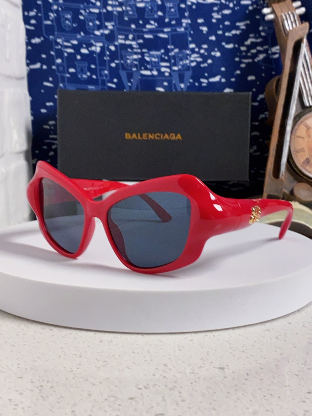 BALENCIAGA巴黎世家 2025新款 BB0353S欧美潮流大框时尚个性女士墨镜太阳镜