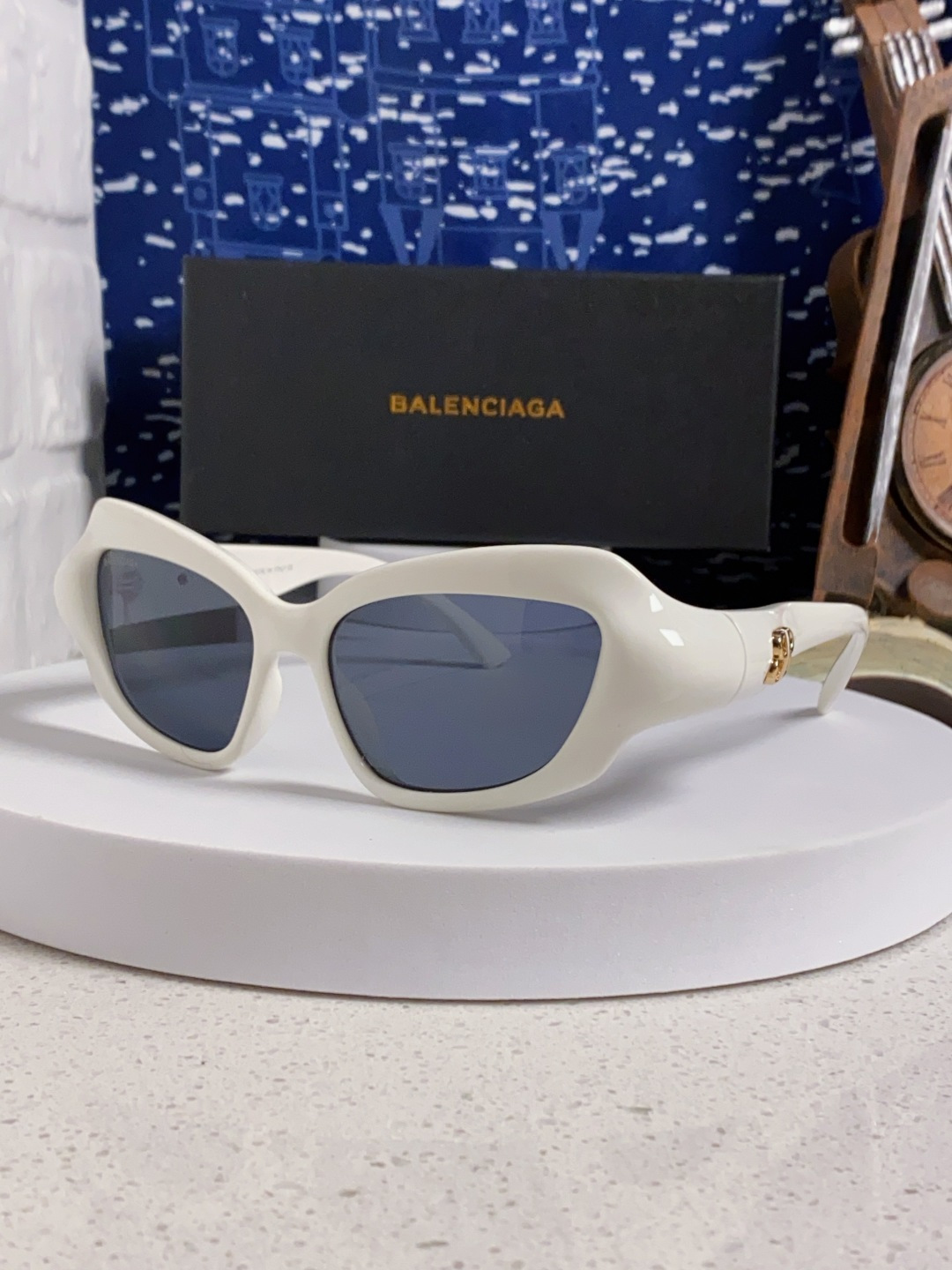 BALENCIAGA巴黎世家 2025新款 BB0353S欧美潮流大框时尚个性女士墨镜太阳镜