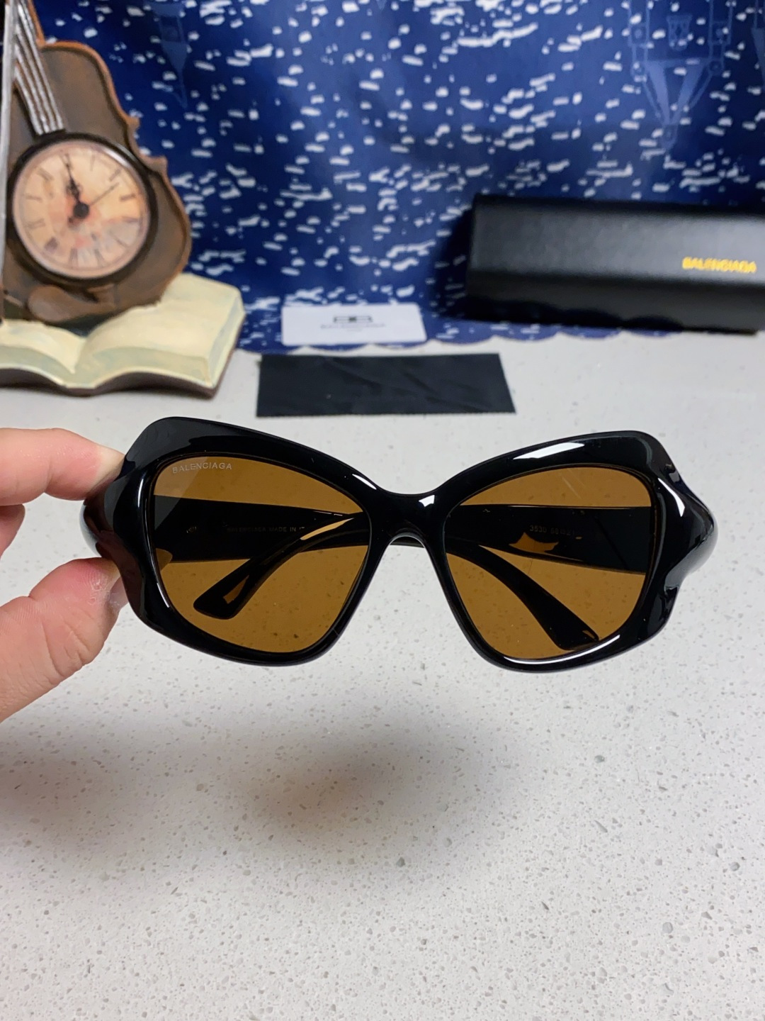 BALENCIAGA巴黎世家 2025新款 BB0353S欧美潮流大框时尚个性女士墨镜太阳镜