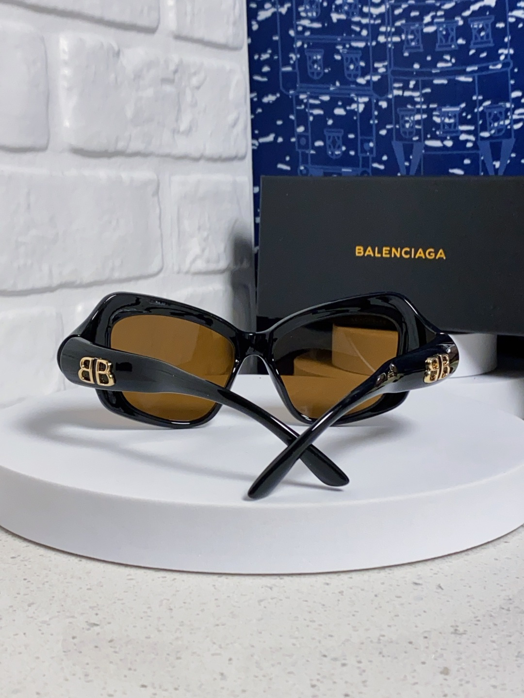 BALENCIAGA巴黎世家 2025新款 BB0353S欧美潮流大框时尚个性女士墨镜太阳镜