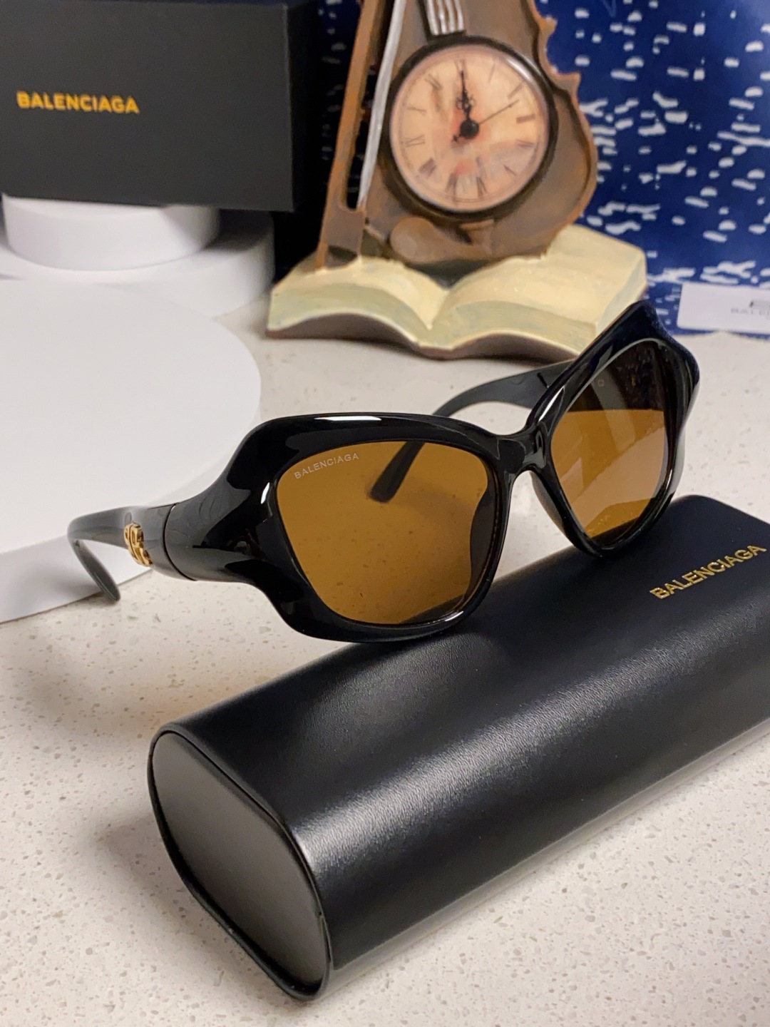 BALENCIAGA巴黎世家 2025新款 BB0353S欧美潮流大框时尚个性女士墨镜太阳镜