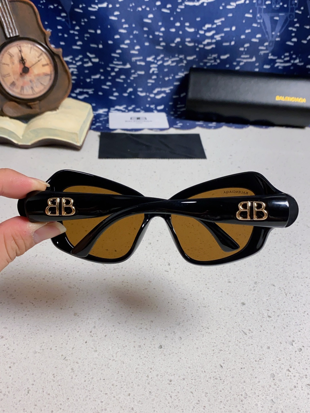 BALENCIAGA巴黎世家 2025新款 BB0353S欧美潮流大框时尚个性女士墨镜太阳镜