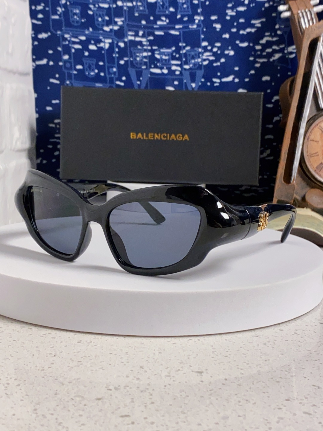 BALENCIAGA巴黎世家 2025新款 BB0353S欧美潮流大框时尚个性女士墨镜太阳镜