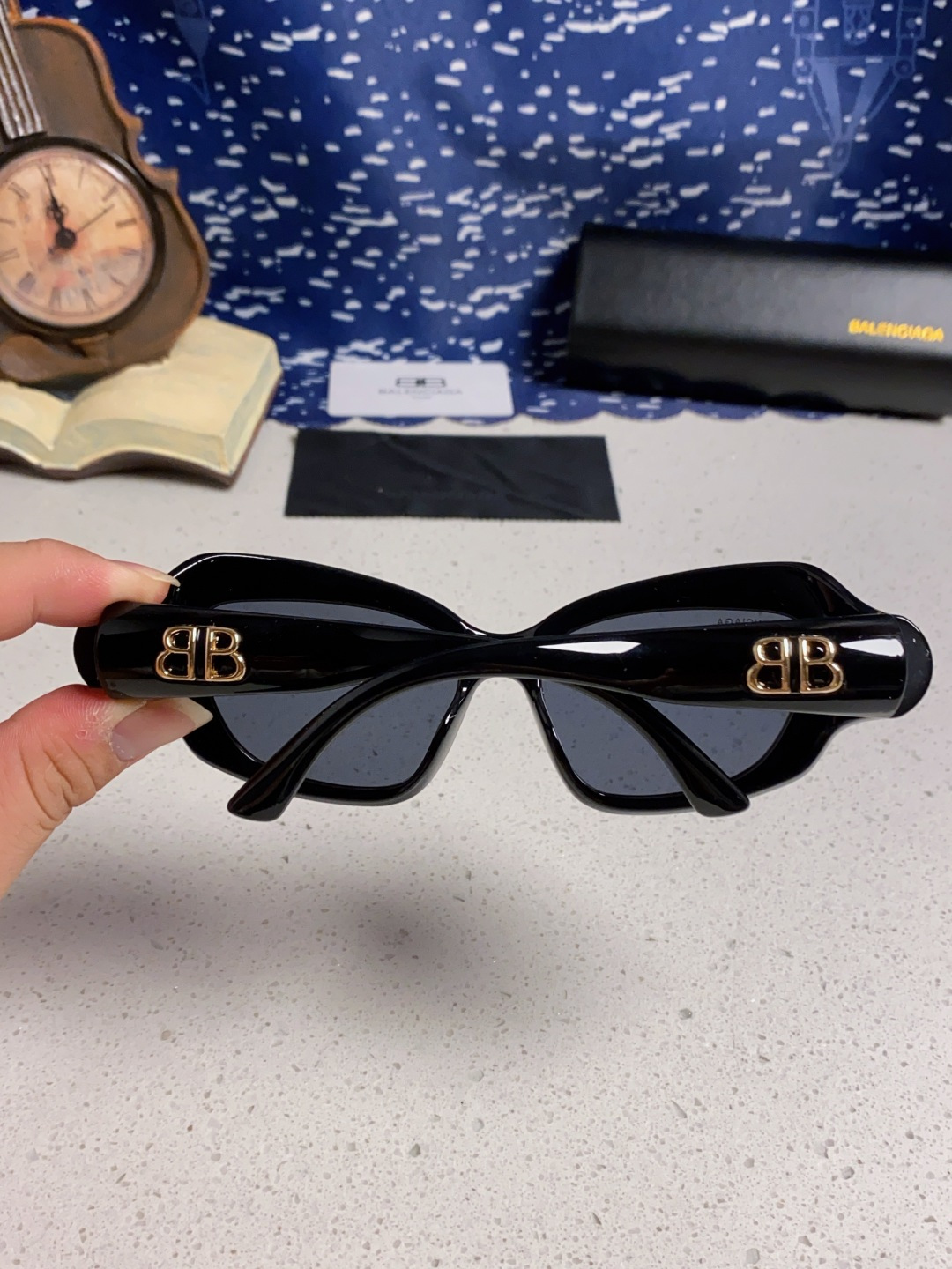 BALENCIAGA巴黎世家 2025新款 BB0353S欧美潮流大框时尚个性女士墨镜太阳镜