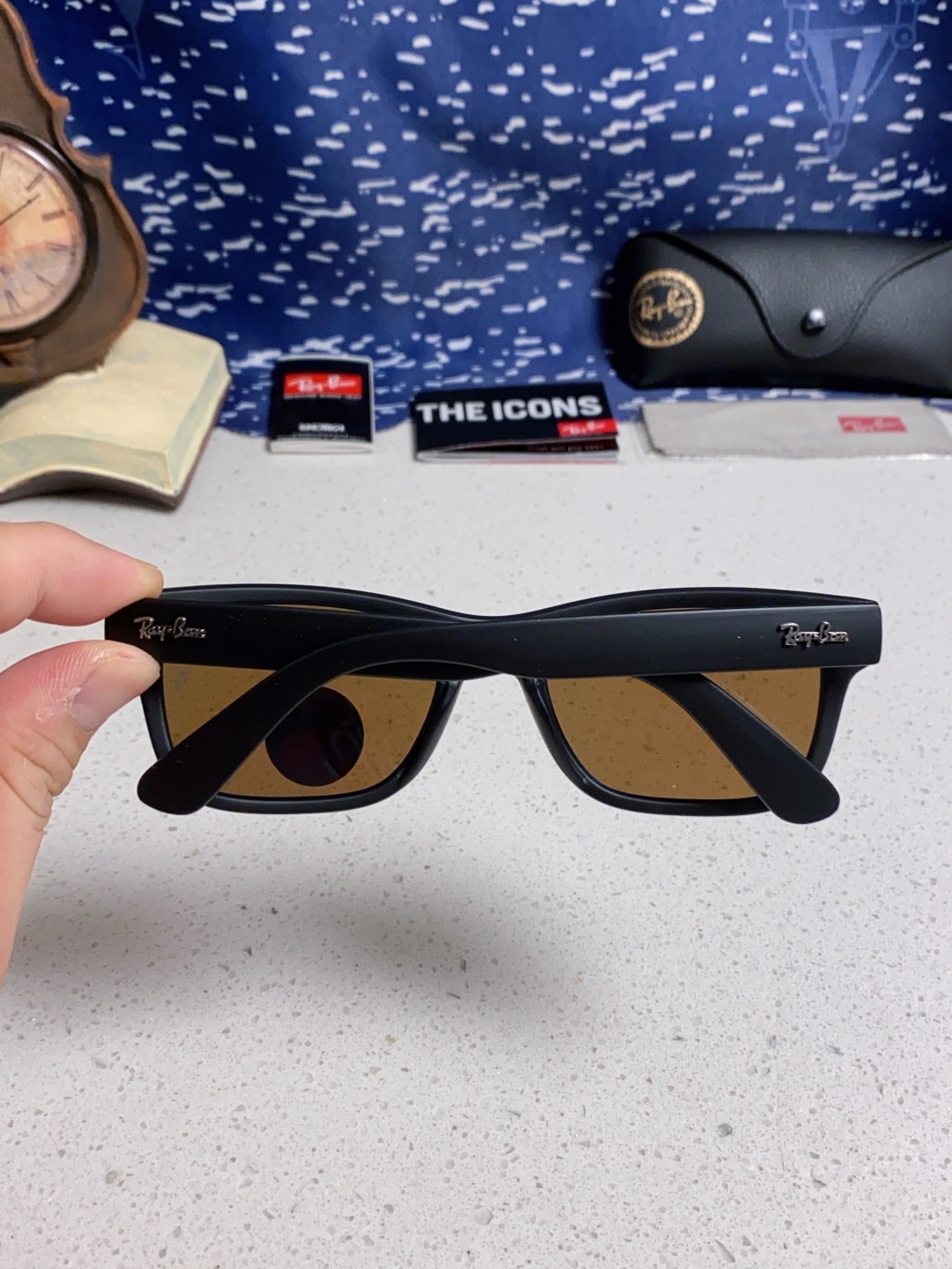 Rayban雷朋 偏光镜片男友系列方形中性太阳镜 RB2283 Size：55口20