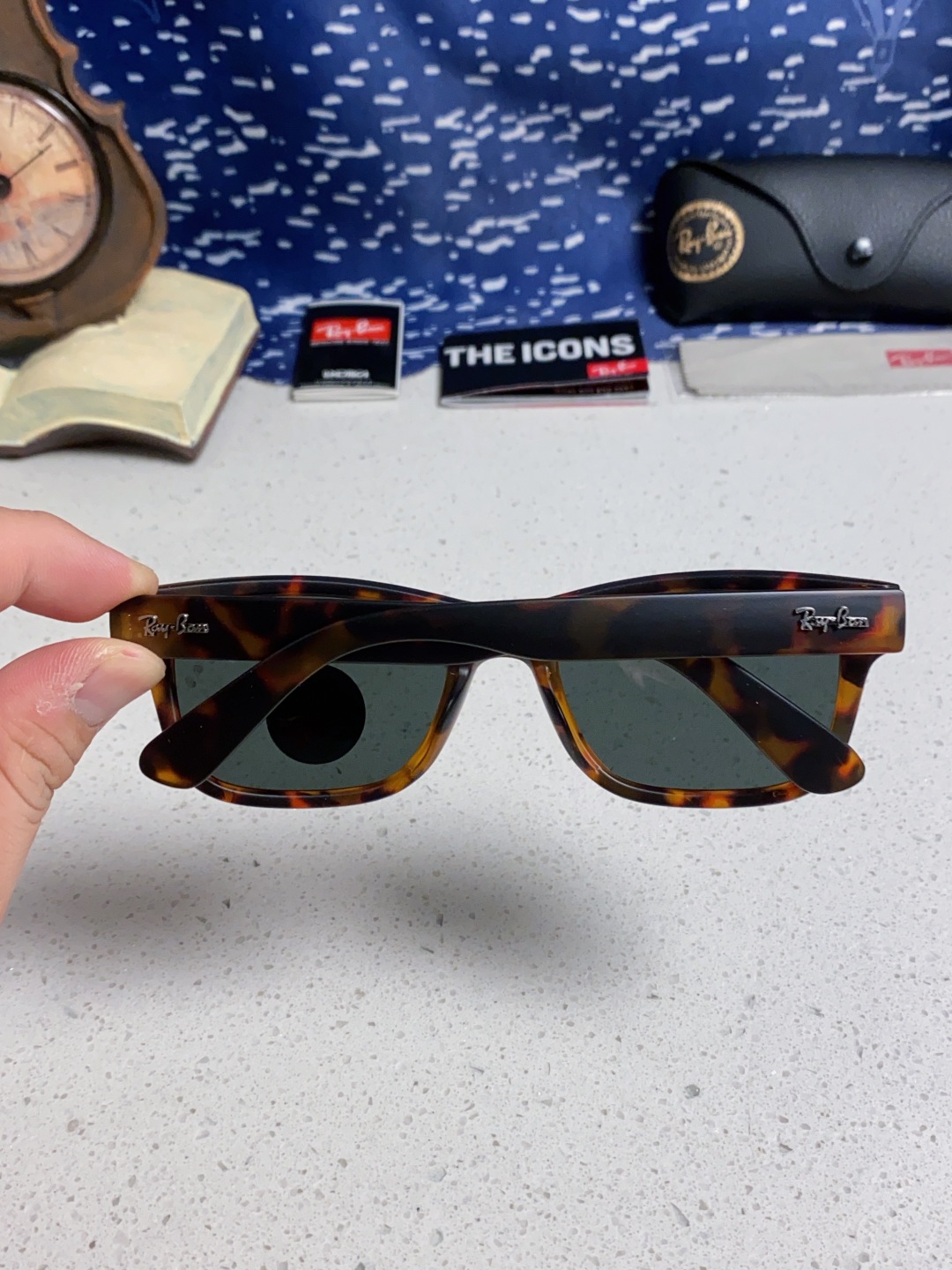 Rayban雷朋 偏光镜片男友系列方形中性太阳镜 RB2283 Size：55口20