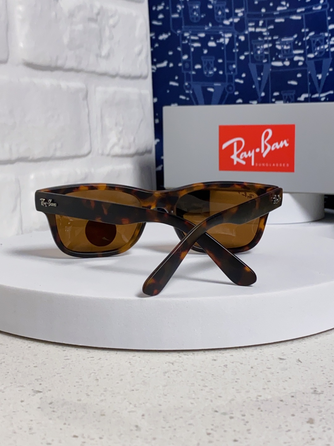 Rayban雷朋 偏光镜片男友系列方形中性太阳镜 RB2283 Size：55口20